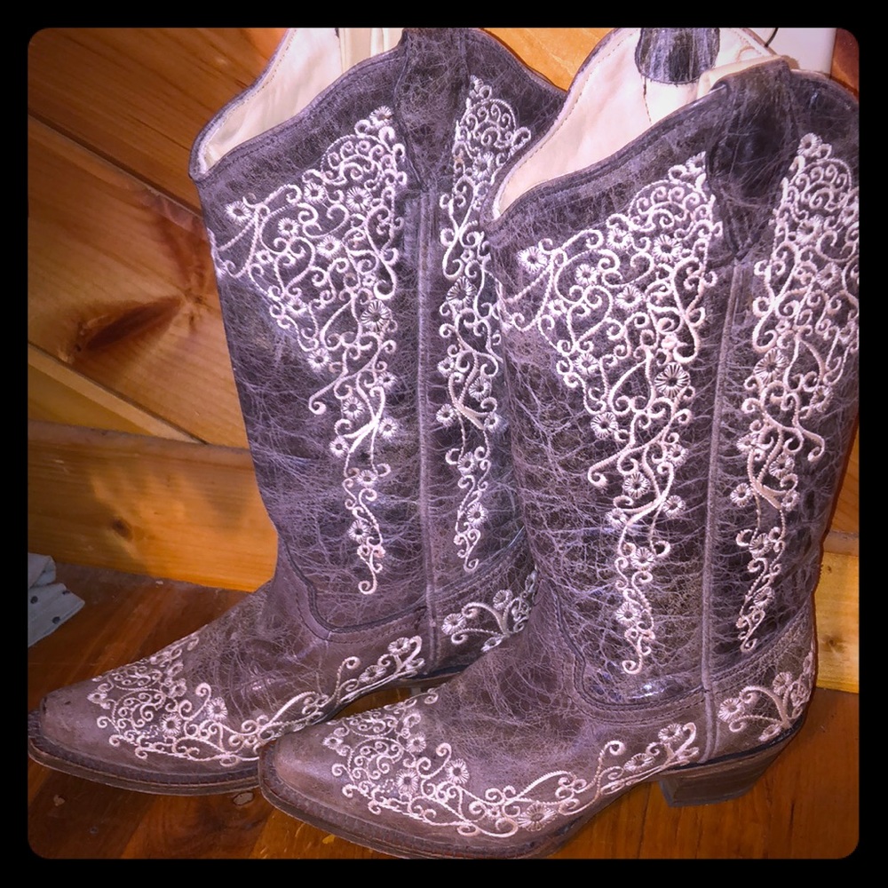 Corral vintage wedding boots